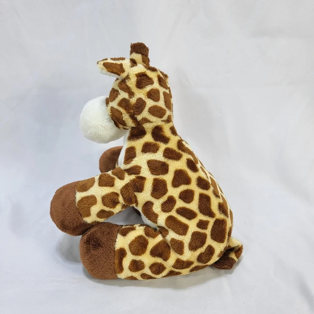 Ty Tiptop Giraffe Pluffies Plush Stuffed Animal Lovey Brown Spotted 2010 Tylux